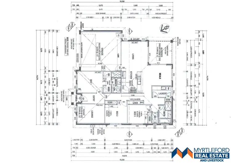 Floorplan of Homely house listing, 8 Tea Tree Close, Myrtleford VIC 3737