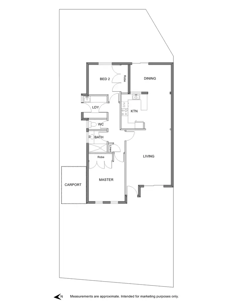 Floorplan of Homely villa listing, 1/10 Richardson Avenue, Claremont WA 6010