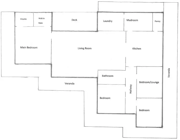 Floorplan of Homely rural property listing, 164 STRACHANS ROAD, Strathkellar VIC 3301
