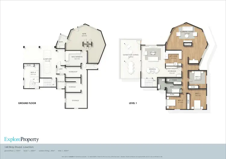 Floorplan of Homely house listing, 168 Bray Road, Lawnton QLD 4501