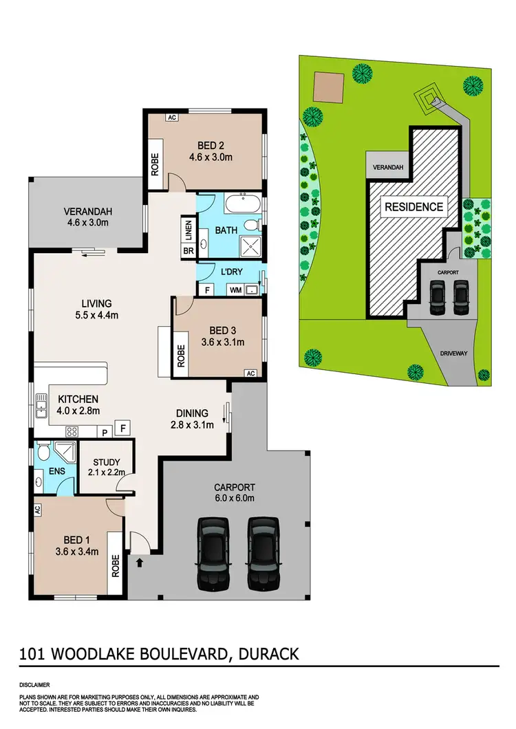 Floorplan of Homely house listing, 101 Woodlake Boulevard, Durack NT 830