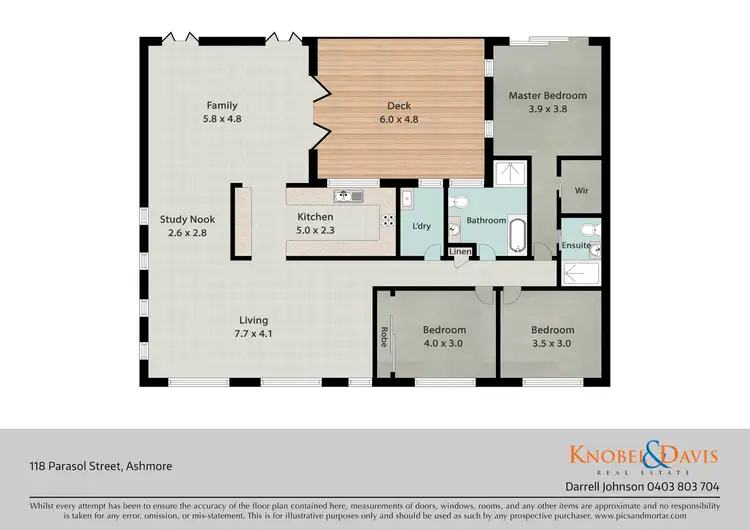 Floorplan of Homely house listing, 118 Parasol Street, Ashmore QLD 4214