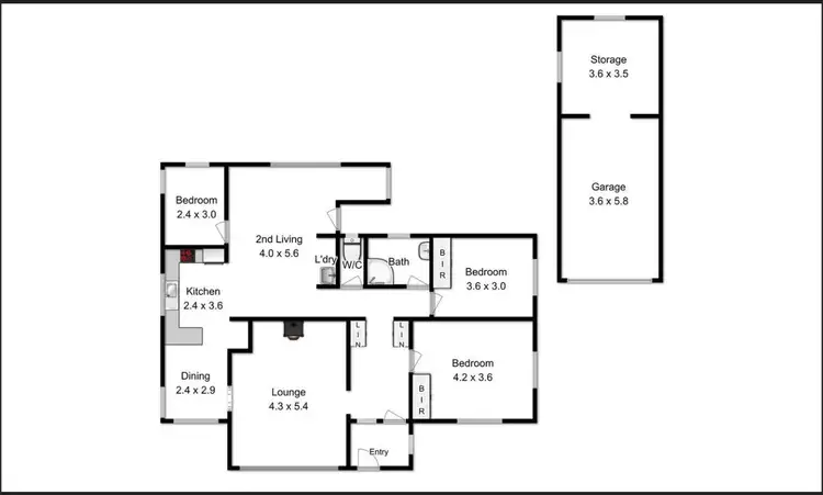 Floorplan of Homely house listing, 57 Nicholls Street, Devonport TAS 7310