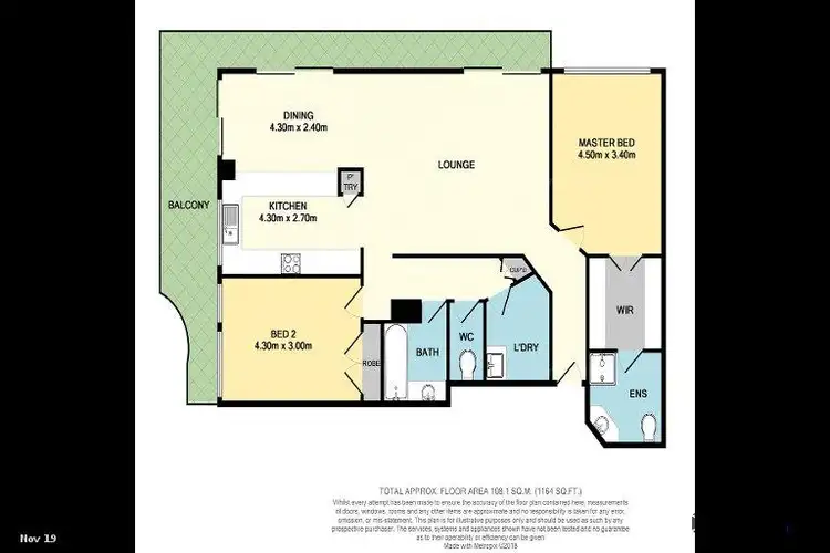 Floorplan of Homely apartment listing, 7B/10 Marine Parade, Southport QLD 4215