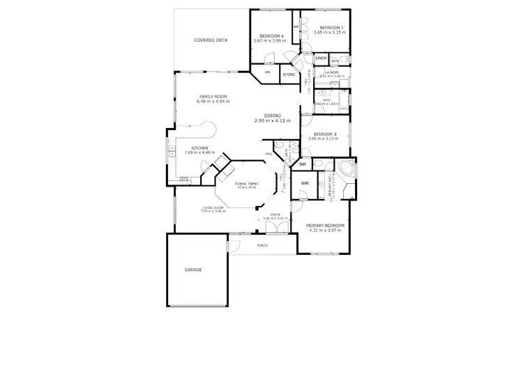 Floorplan of Homely house listing, 82 Sandringham Promenade, Canning Vale WA 6155