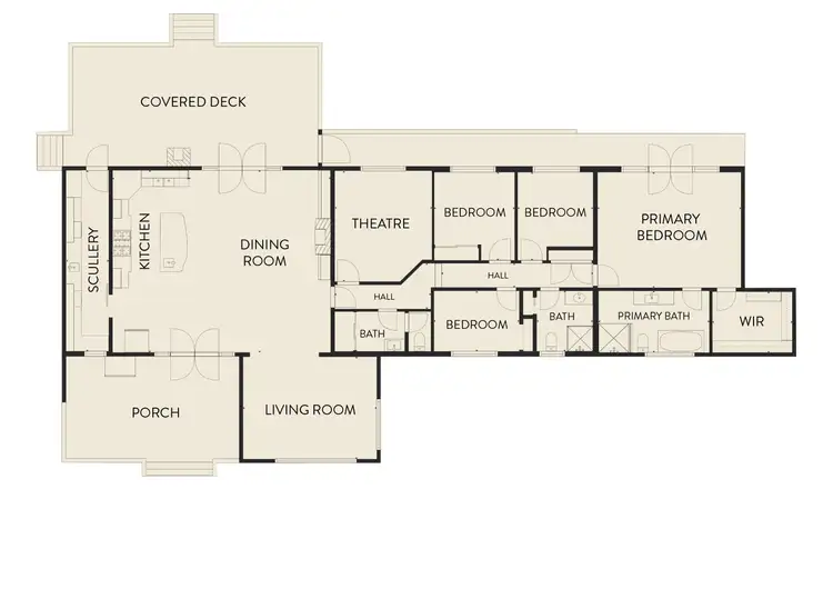 Floorplan of Homely rural property listing, 210 Wattle Road, Serpentine WA 6125