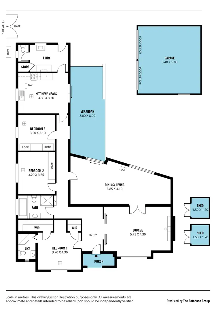 Floorplan of Homely house listing, 25 Oleander Street West, South Brighton SA 5048