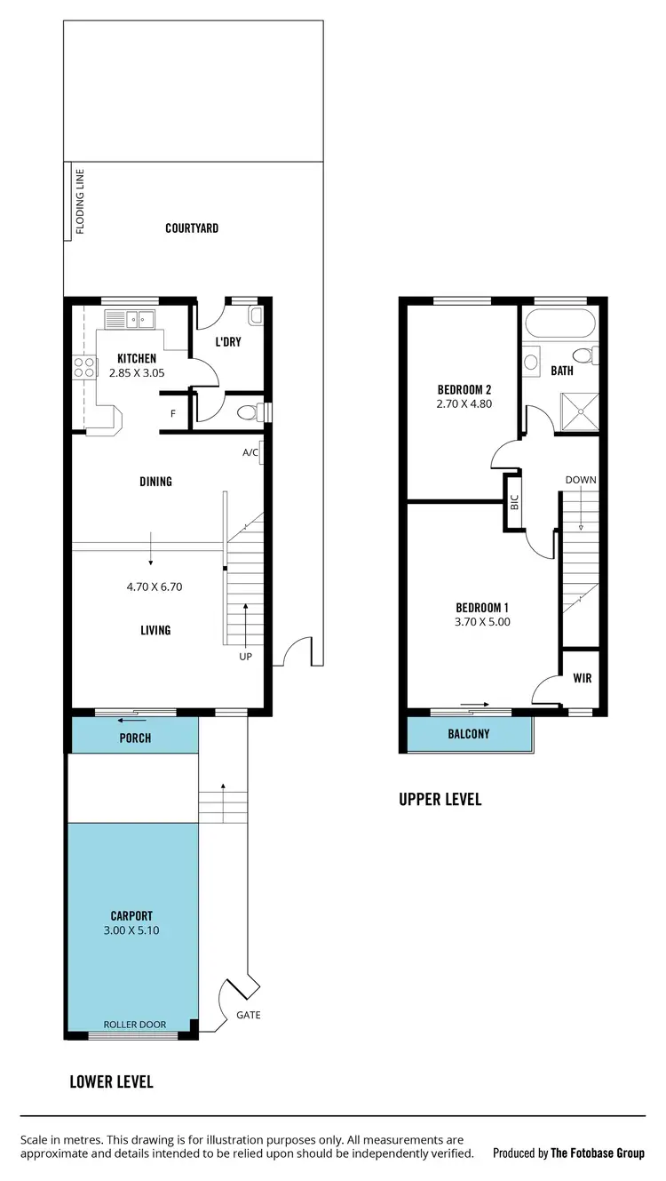 Floorplan of Homely townhouse listing, 3/41 Central Avenue, Hallett Cove SA 5158