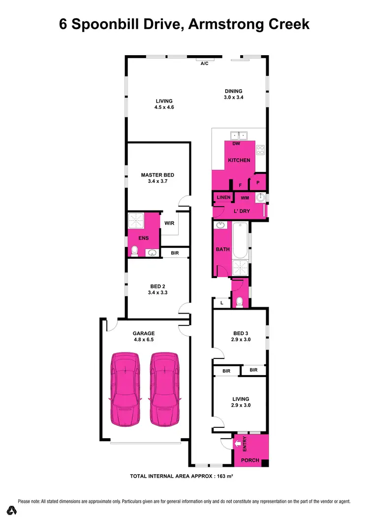Floorplan of Homely house listing, 6 Spoonbill Drive, Armstrong Creek VIC 3217