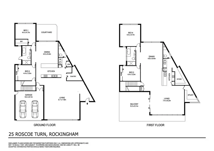 Floorplan of Homely house listing, 25 Roscoe Turn, Rockingham WA 6168