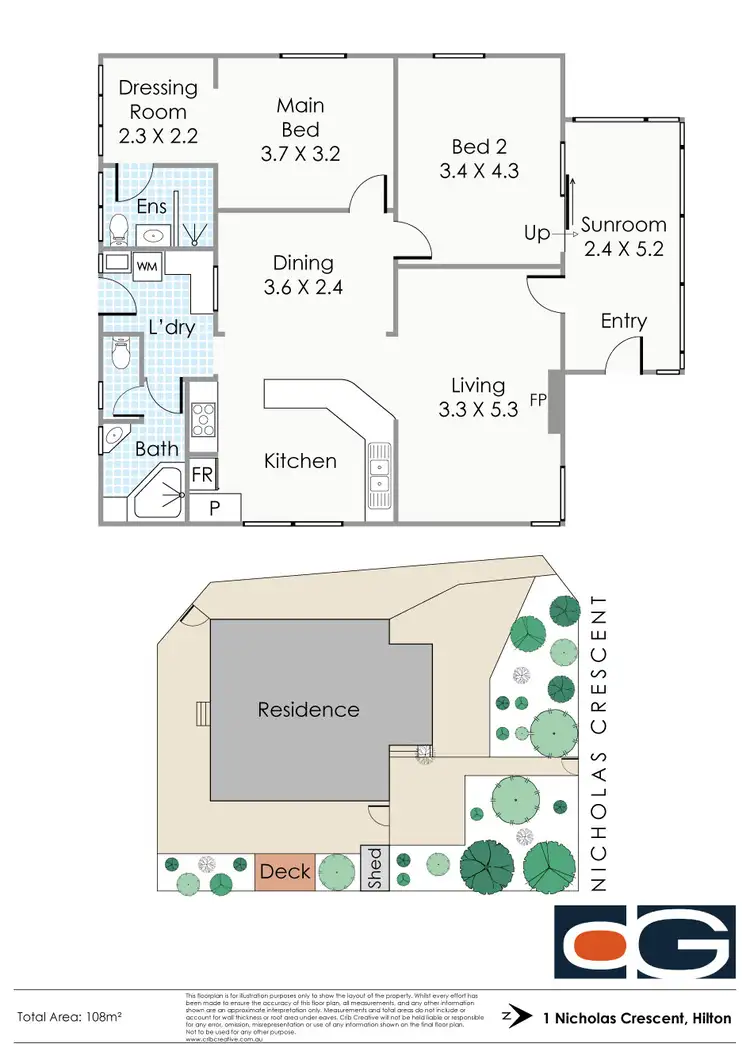 Floorplan of Homely house listing, 1 Nicholas Crescent, Hilton WA 6163