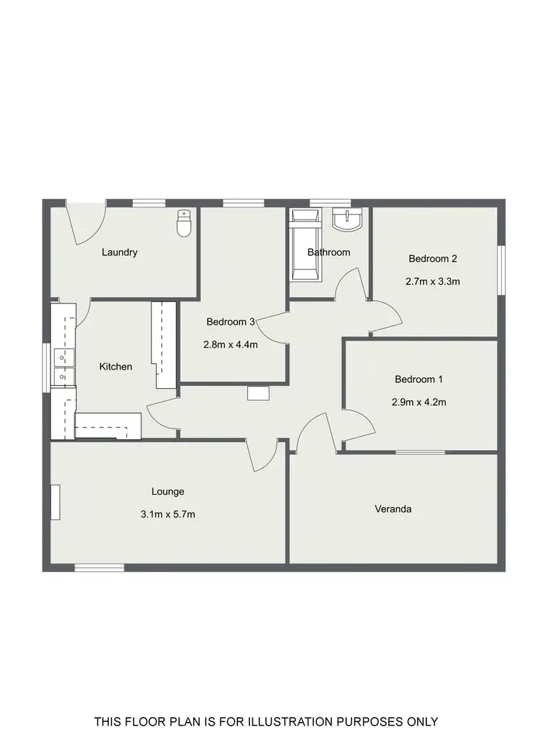Floorplan of Homely house listing, 7589 FRANCES ROAD, Hynam SA 5262