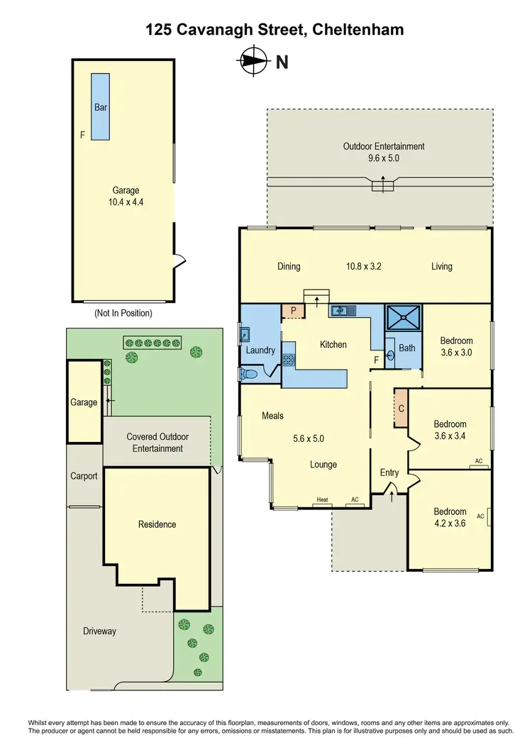 Floorplan of Homely house listing, 125 Cavanagh Street, Cheltenham VIC 3192