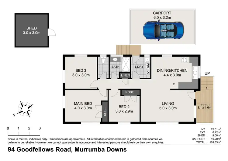 Floorplan of Homely house listing, 94 Goodfellows Road, Kallangur QLD 4503