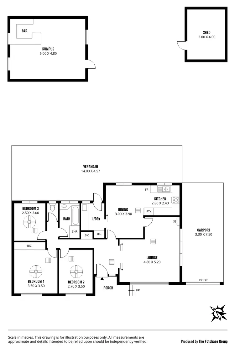 Floorplan of Homely house listing, 10 Greenloop Crescent, Huntfield Heights SA 5163