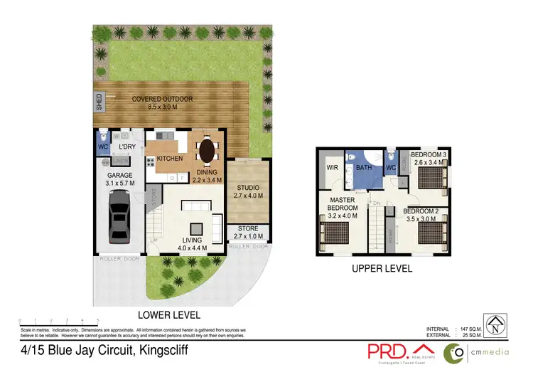Floorplan of Homely townhouse listing, 4/15 Blue Jay Circuit, Kingscliff NSW 2487