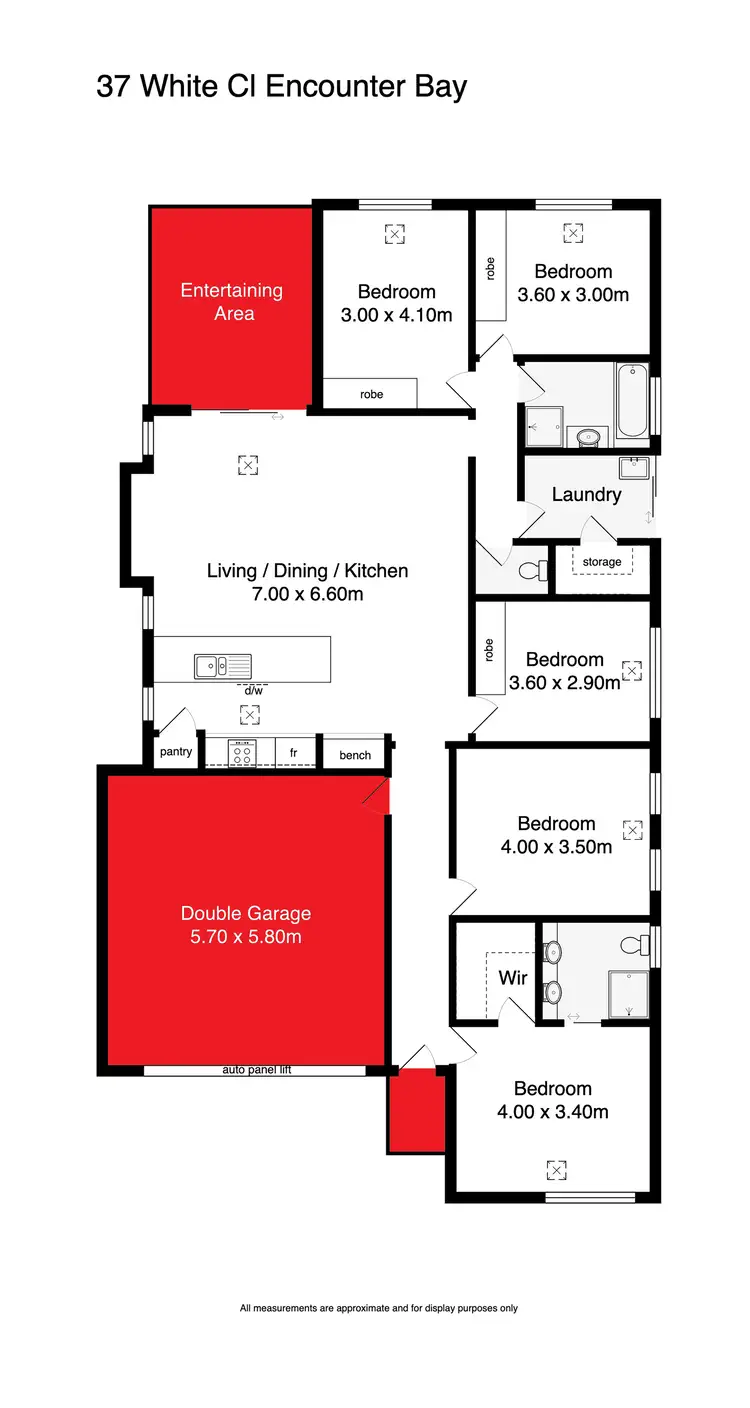 Floorplan of Homely house listing, 37 WHITE CLOSE, Encounter Bay SA 5211