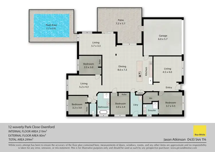 Floorplan of Homely house listing, 12 Waverley Park Close, Oxenford QLD 4210