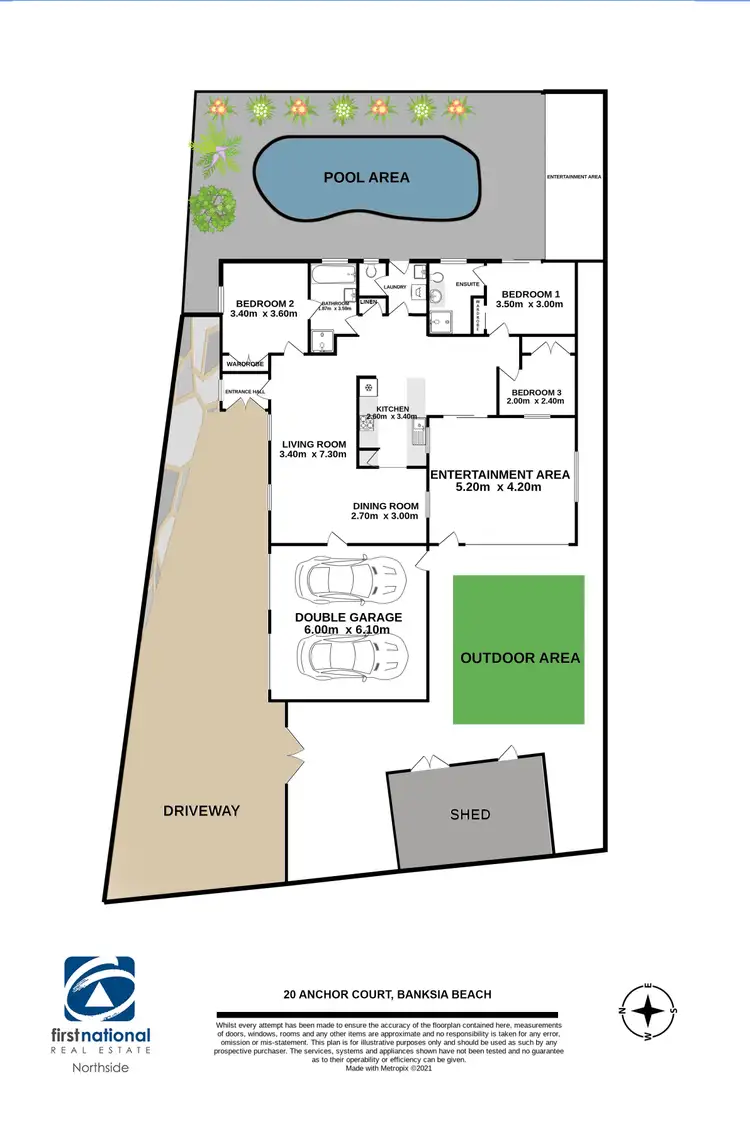 Floorplan of Homely house listing, 20 Anchor Court, Banksia Beach QLD 4507