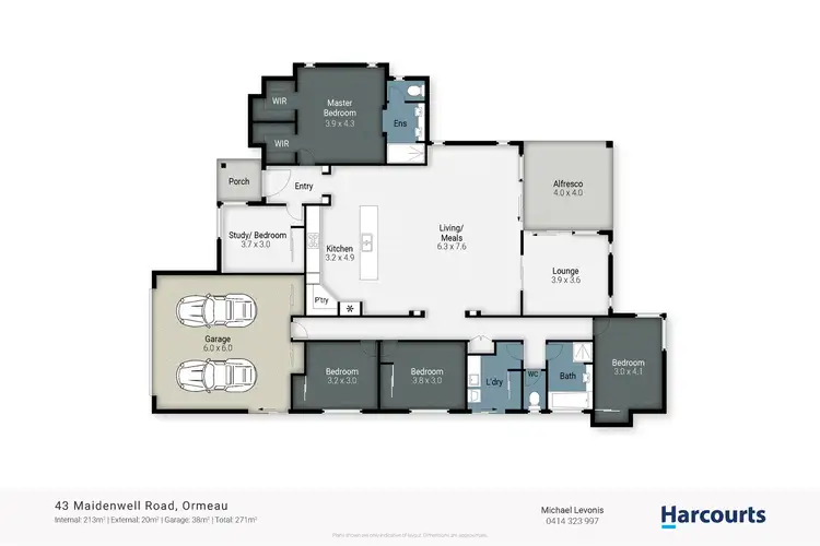 Floorplan of Homely house listing, 43 Maidenwell Road, Ormeau QLD 4208