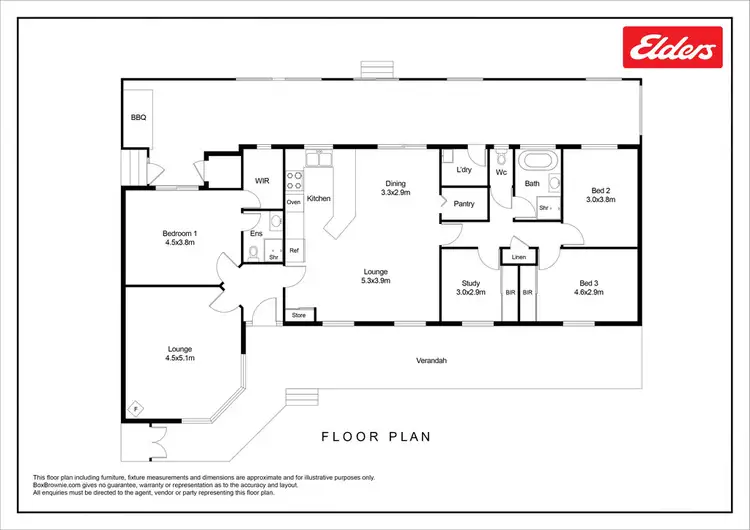 Floorplan of Homely house listing, 32 TOBRUK AVENUE, Robe SA 5276