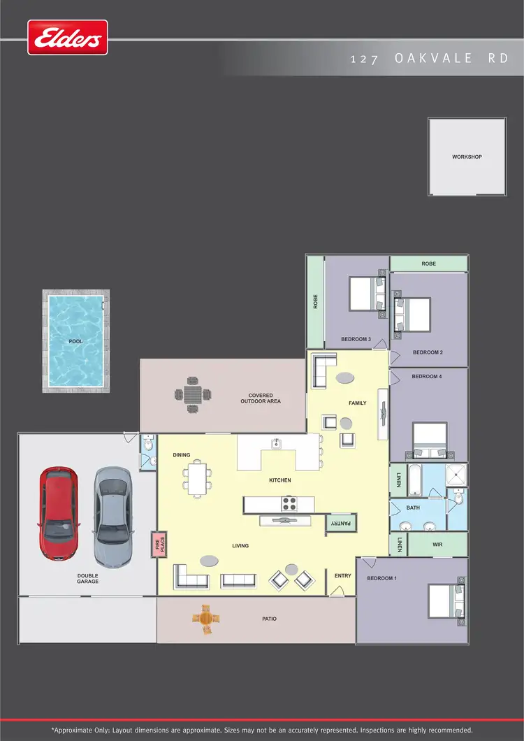 Floorplan of Homely rural property listing, 127 Oakvale Road, Cundletown NSW 2430