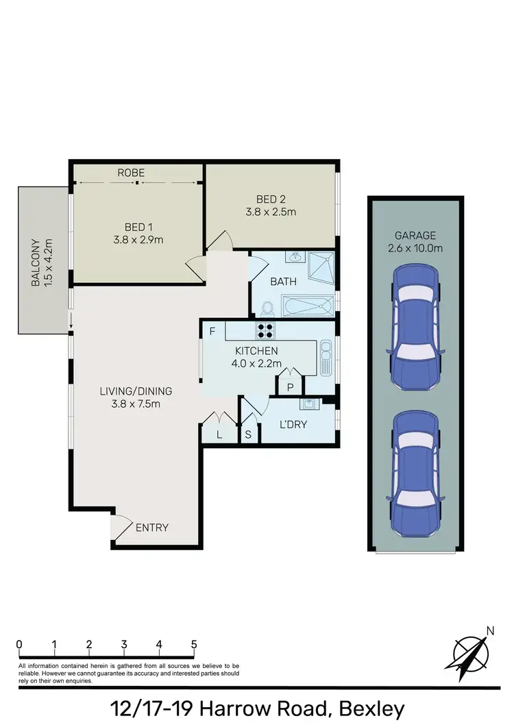Floorplan of Homely apartment listing, 12/19-21 Harrow Road, Bexley NSW 2207