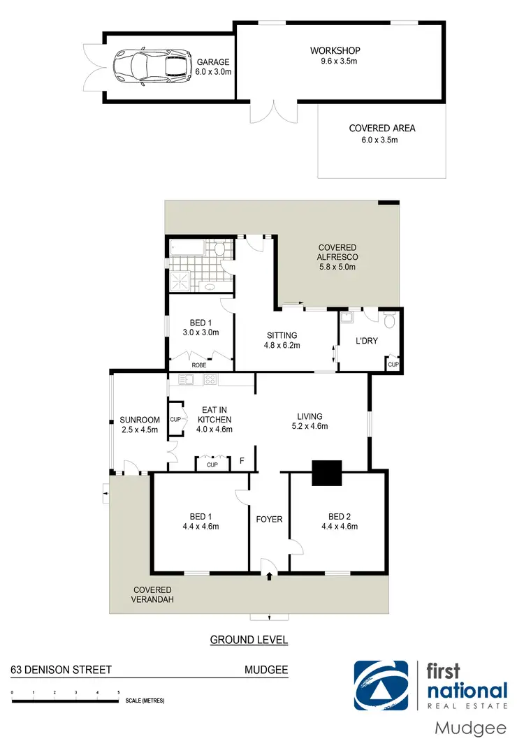 Floorplan of Homely house listing, 63 Denison Street, Mudgee NSW 2850