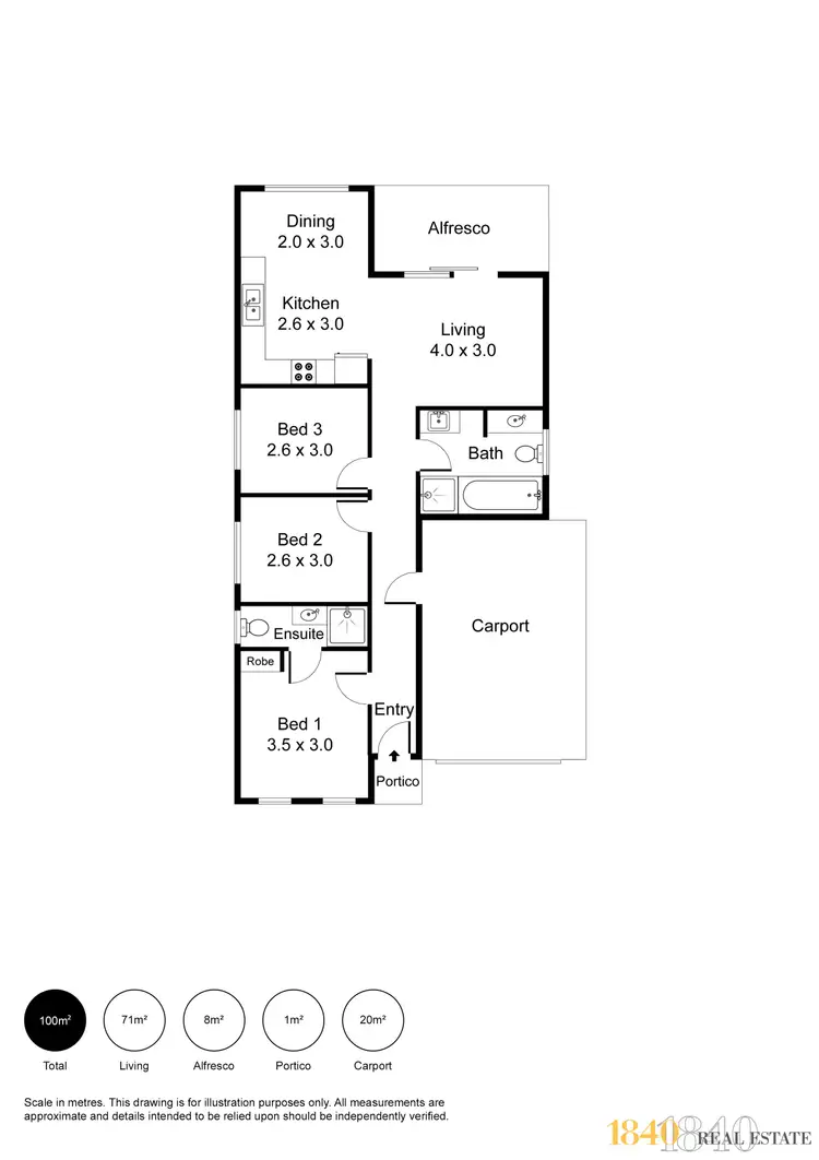Floorplan of Homely house listing, 427 Whites Rd, Parafield Gardens SA 5107