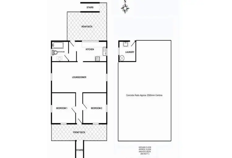 Floorplan of Homely house listing, 58 Mary Street (Cnr Edward Street), Blackstone QLD 4304