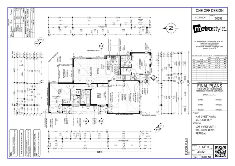 Floorplan of Homely unit listing, 1/30 Willespie Drive, Pearsall WA 6065