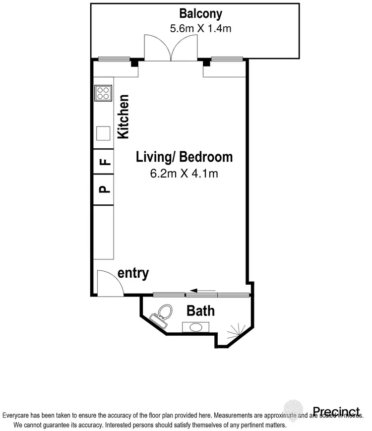Floorplan of Homely apartment listing, 1213/480 Collins St, Melbourne VIC 3000