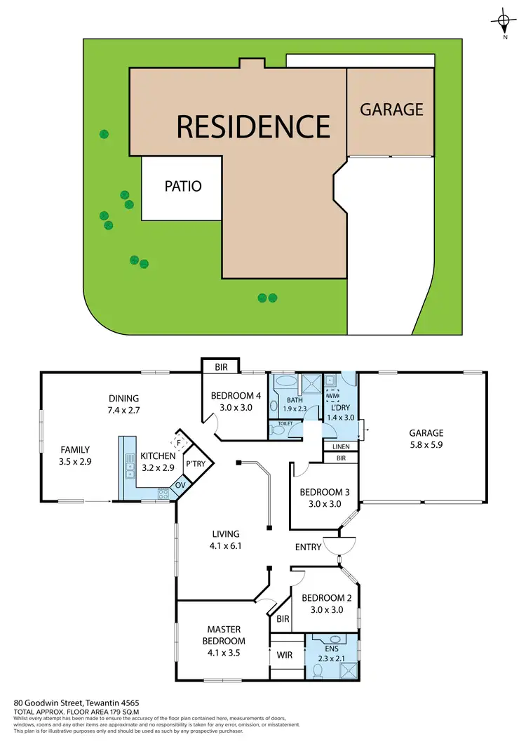 Floorplan of Homely house listing, 80 Goodwin Street, Tewantin QLD 4565