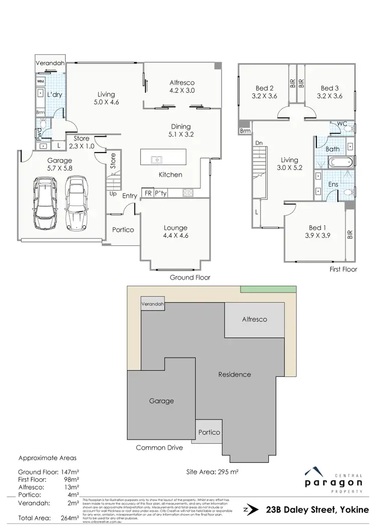 Floorplan of Homely house listing, 23B Daley Street, Yokine WA 6060