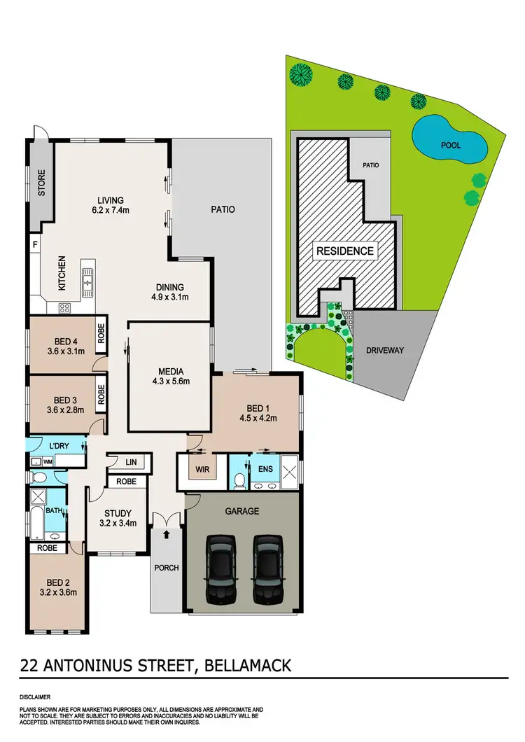 Floorplan of Homely house listing, 22 Antoninus Street, Bellamack NT 832