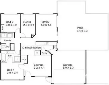 Floorplan of Homely house listing, 31 Menora Loop, Warnbro WA 6169