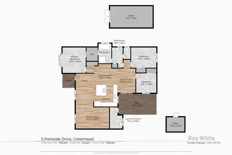 Floorplan of Homely house listing, 5 Parkside Drive, Crestmead QLD 4132