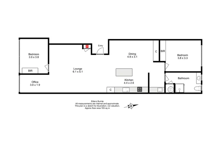 Floorplan of Homely apartment listing, Address available on request