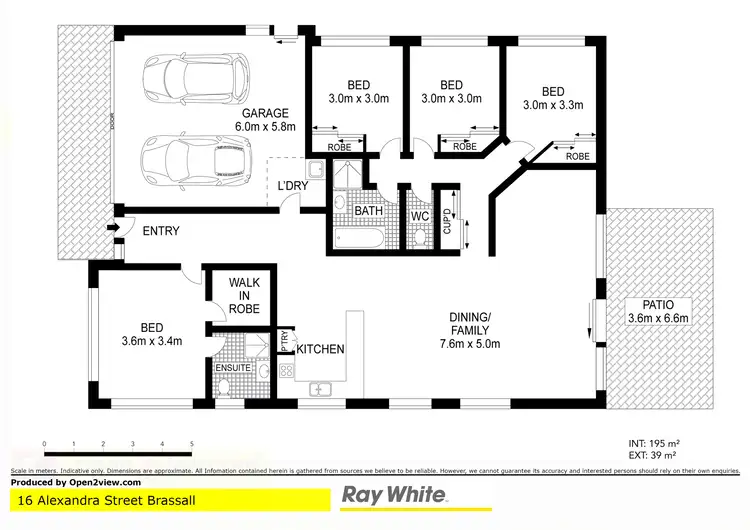 Floorplan of Homely house listing, 16 Alexandra Street, Brassall QLD 4305