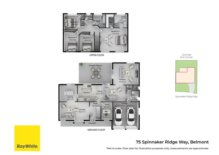 Floorplan of Homely house listing, 75 Spinnaker Ridge Way, Belmont NSW 2280