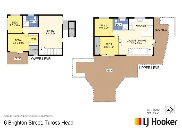 Floorplan of Homely house listing, 6 Brighton Street, Tuross Head NSW 2537