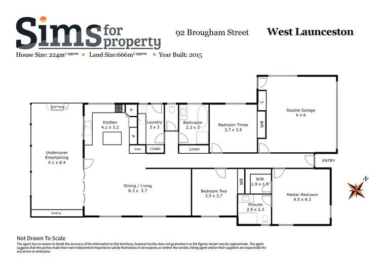 Floorplan of Homely house listing, 92 Brougham Street, West Launceston TAS 7250