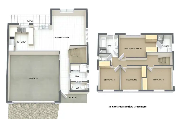 Floorplan of Homely house listing, 16 KOOLAMARRA DRIVE, Gracemere QLD 4702