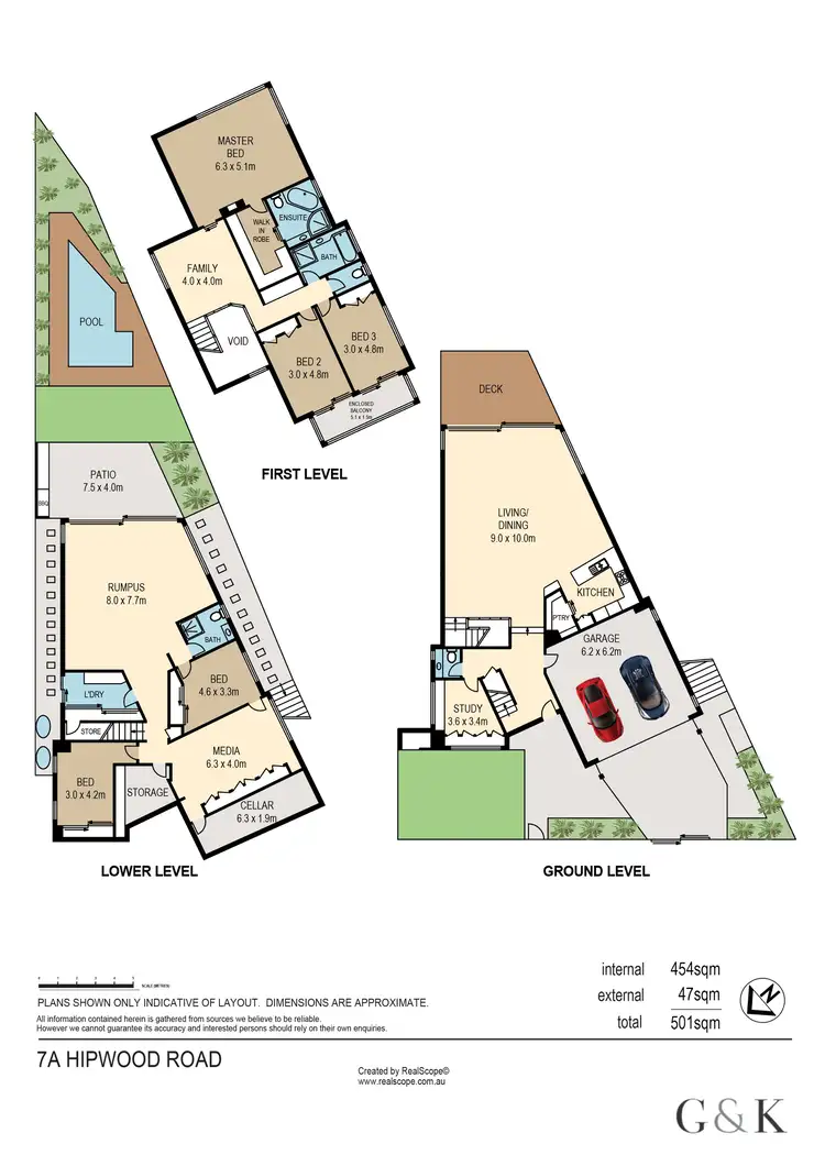 Floorplan of Homely house listing, 7A Hipwood Rd, Hamilton QLD 4007
