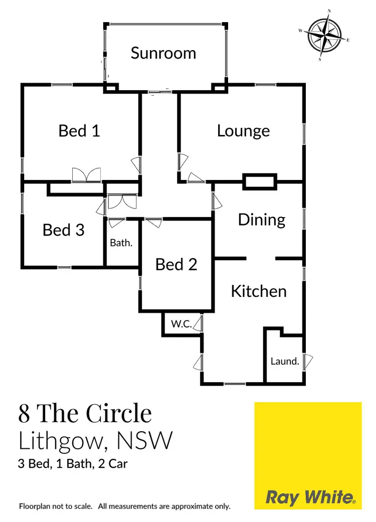 Floorplan of Homely house listing, 8 The Circle, Lithgow NSW 2790