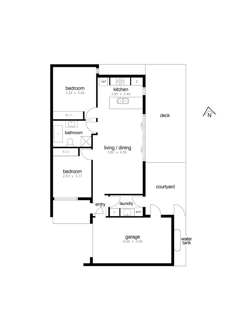 Floorplan of Homely unit listing, 4/64 Misten Avenue, Altona North VIC 3025