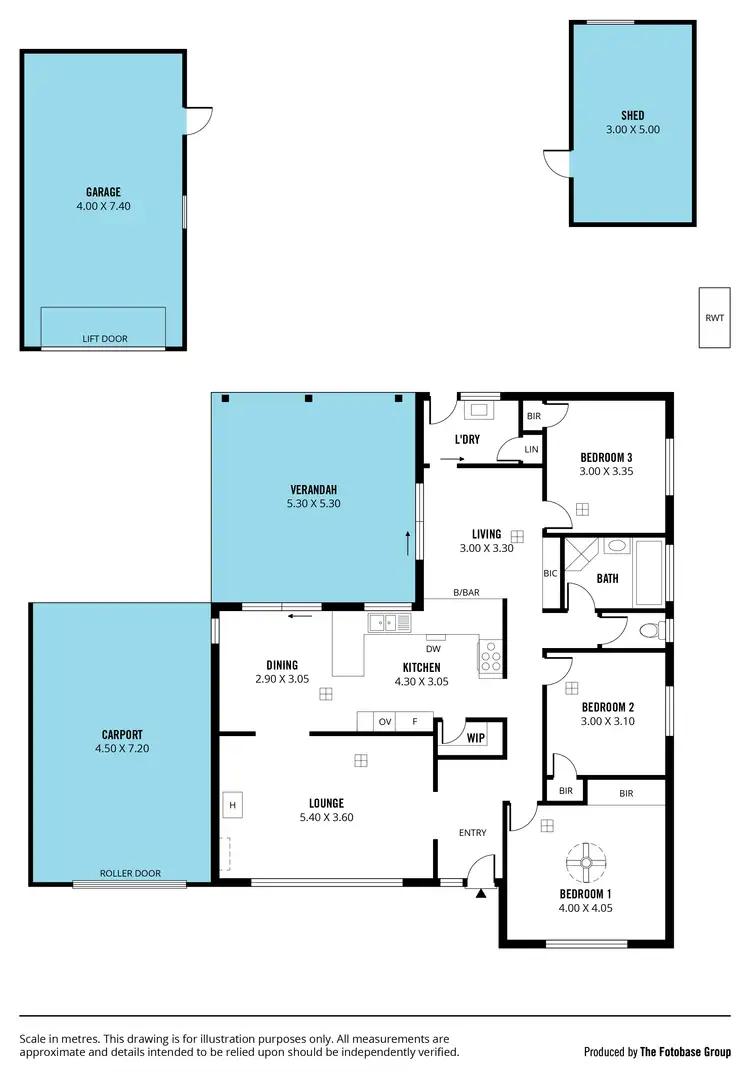 Floorplan of Homely house listing, 10 Heather Road, Happy Valley SA 5159