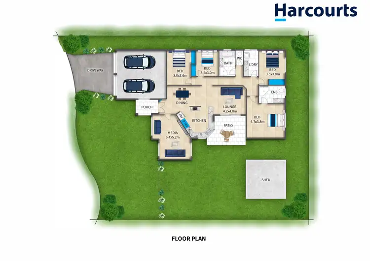 Floorplan of Homely house listing, 5 Egan Court, Blacks Beach QLD 4740