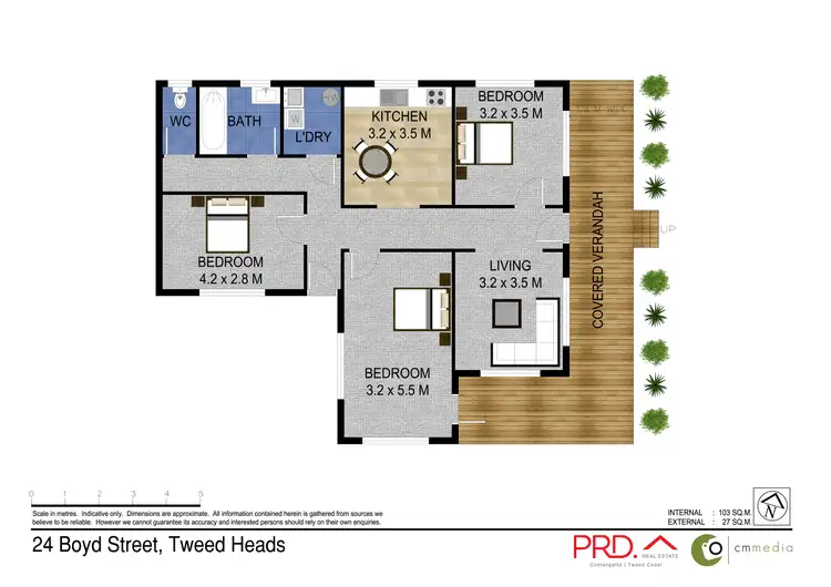 Floorplan of Homely house listing, 24 Boyd Street, Tweed Heads NSW 2485