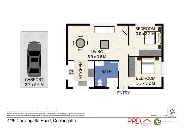 Floorplan of Homely apartment listing, 4/29 Coolangatta Road, Kirra QLD 4225